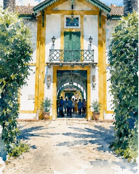 Entrada de Hacienda El Triunfo, Espartinas, Sevilla
