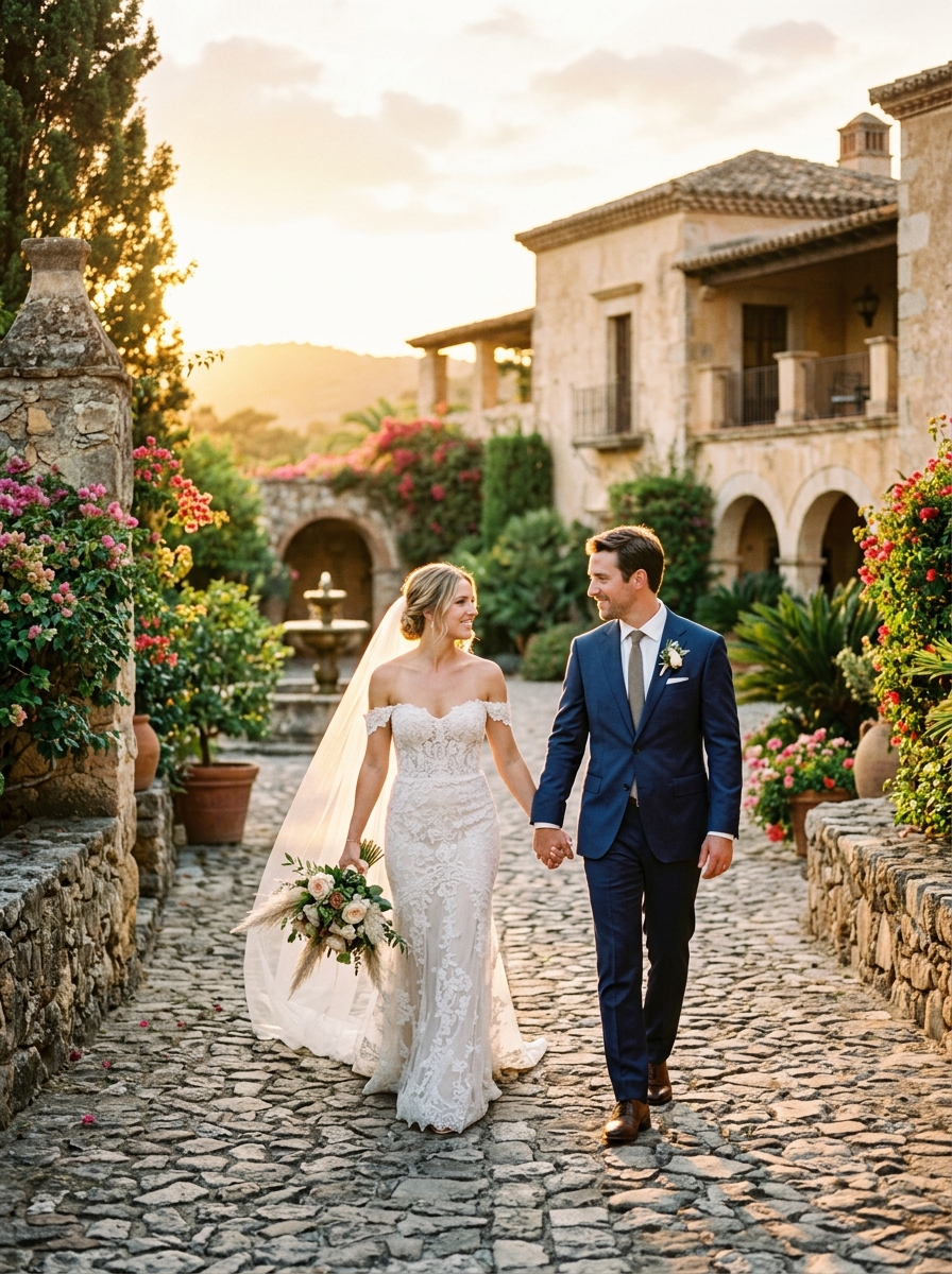 Pareja al atardecer